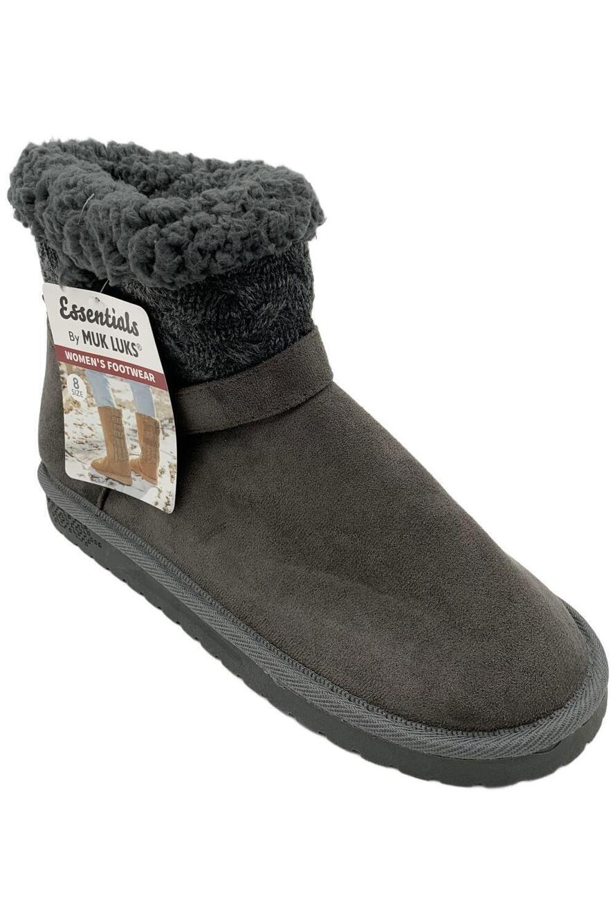 Muk Luks Women's Alyx Fashion Boots Gray - Medium